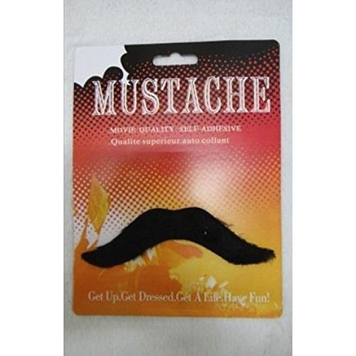 21Fashion Adults Self Adhesive Fake Moustache Mens Fancy Dress Masquerade Party Supplies Accessory