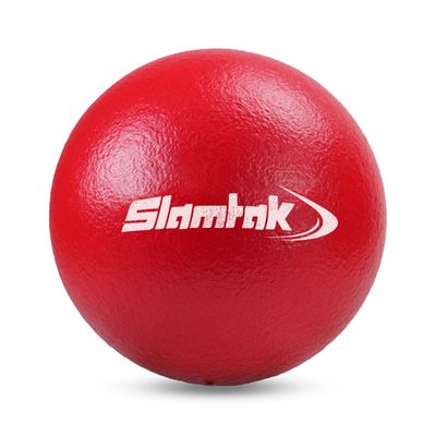Slamtak Foam Coated Dodgeballs for Indoor or Outdoor Games and Exercises Soft and Safe Ideal PE, Gym, or Playground Equipment (1 Pack, Red)