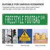 Vintage Retro Metall Street Sign Freestyle Footbag, Freestyle Footbag Sign, Freestyle Footbag Fan, Freestyle Footbag Player Gift 16"x4" view 3