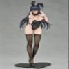 GOOD SMILE COMPANY Ikomochi Original Characters: Black Bunny Aoi and White Bunny Natsume 1:6 Scale PVC Figure Set view 2