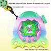 JCHPINE Silicone Cover Case for Tamagotchi Paradise Interactive Virtual Pet, Stand Up Case for Tamagotchi Paradise Screen Protector and Lanyard (Rainbow) view 2