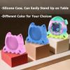 JCHPINE Silicone Cover Case for Tamagotchi Paradise Interactive Virtual Pet, Stand Up Case for Tamagotchi Paradise Screen Protector and Lanyard (Rainbow) view 4