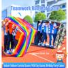 Work Team Building Game Playing Run Mat, Kids Adult Outdoor Games Field Day Team Games Rolling Run Mat, 3 Pcs (Size : Adult-20M) view 2