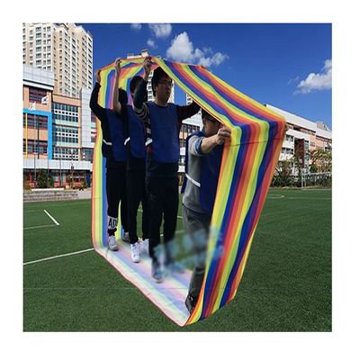 Outdoor Teamwork Game Playing Run Mat, 4-20M Kids Adult Group Learning Games Fun Sports Games Activity Equipment (Size : Adult-20M)