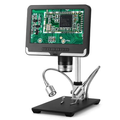 Microscope Accessories Kit AD206 Digital Microscope with Control Magnifier Microscope Slides (Color : AD206 B, Magnification : 200X)