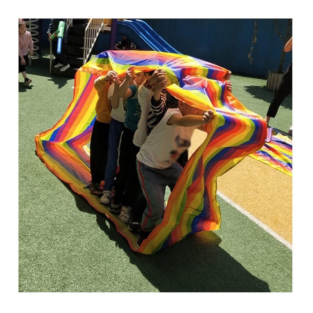 Field Day Teamwork Game Playing Run Mat, Outdoor Party Game Activities Adults Kids Big Motor Skills Training Run Mat (Size : Adult-6M)