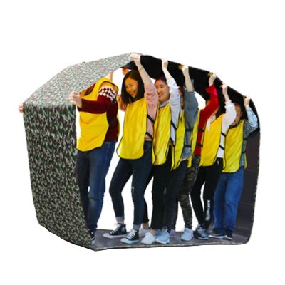 Adult Kids Field Day Game Playing Run Mat, Indoor Outdoor Home Play Work Team Building Activity Equipment with Storage Bag (Size : Adult-8M)