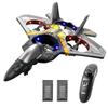 4DRC V17 Foam Remote Control Airplanes Rc Planes for Kids Adults 4-7 8-16, Remote Control Planes Fighter Jet with Light, 360 Flip Fighter Jet Toy, Gravity Sensing, Stunt Roll, Gifts for Kids Boys view 4