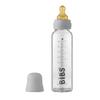 BIBS Baby Glass Bottle. Anti-Colic. Round Natural Rubber Latex Nipple. Supports Natural Breastfeeding, Complete Set - 225 ml, Cloud view 4