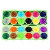 Dimple 12 Dinosaur Egg Matching Toy Play Eggs Easter w/ Holder - Toys for Toddlers STEM Colors & Shapes Recognition Kids Educational Color Sorting Eggs, Multicolored view 2