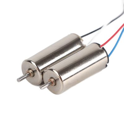 2 Pcs 8520 Hollow Cup Motor, 8.5x20mm 3~5V 0.15A Quadcopter Cordless Motor for Drone