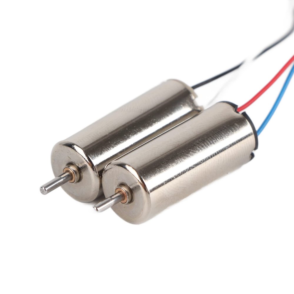 2 Pcs 8520 Hollow Cup Motor, 8.5x20mm 3~5V 0.15A Quadcopter Cordless Motor for Drone