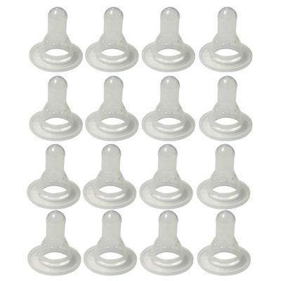 16 Baby Bottle Nipples Standard Consistent Flow Soft Nipple Feeding Reduce Colic