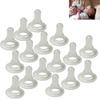 16 Baby Bottle Nipples Standard Consistent Flow Soft Nipple Feeding Reduce Colic view 2