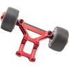 ShareGoo RC Wheelie Bar Set Front Stand Up Wheel Upgrades Part Compatible with Arrma 1/8 Kraton Outcast Talion Notorious Typhon Raider 6S BLX RC,Replace of AR320366 (Red) view 4