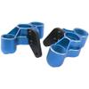 ShareGoo RC Front Hub Steering Knuckles Carriers Caster Blocks Upgrades Part Compatible with Arrma 1/8 Typhon Talion 6S BLX 1/7 Felony Mojave Infraction Limitless 6S BLX,Replace of AR330187 (Blue) view 4