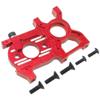 ShareGoo Aluminum Sliding Motor Mount Compatible with 1/8 Arrma Typhon Kraton Outcast Senton Talion Notorious BLX RC Car Upgrades Part,Replace of ARA320468 ARA320469 (Red) view 2