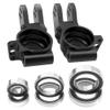 ShareGoo RC Rear Hub Steering Knuckles Carriers w/Bearings Upgrades Part Compatible with Arrma 1/8 Typhon Talion 6S BLX 1/7 Felony Mojave Infraction Limitless 6S BLX,Replace of AR330193 (Black) view 1