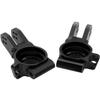 ShareGoo RC Rear Hub Steering Knuckles Carriers w/Bearings Upgrades Part Compatible with Arrma 1/8 Typhon Talion 6S BLX 1/7 Felony Mojave Infraction Limitless 6S BLX,Replace of AR330193 (Black) view 2