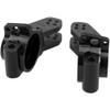 ShareGoo RC Rear Hub Steering Knuckles Carriers w/Bearings Upgrades Part Compatible with Arrma 1/8 Typhon Talion 6S BLX 1/7 Felony Mojave Infraction Limitless 6S BLX,Replace of AR330193 (Black) view 3