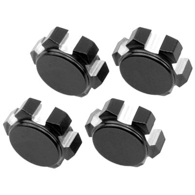 4Pcs ShareGoo Aluminum 17mm Hex Wheel Nuts Compatible with Arrma 1/7 Mojave Felony Infraction 6S 1/8 Kraton Senton Outcast Talion Typhon RC Car Upgrade Parts (Black)