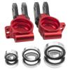 ShareGoo RC Rear Hub Steering Knuckles Carriers w/Bearings Upgrades Part Compatible with Arrma 1/8 Typhon Talion 6S BLX 1/7 Felony Mojave Infraction Limitless 6S BLX,Replace of AR330193 (Red) view 1