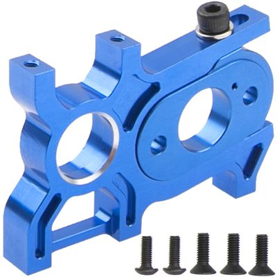 ShareGoo Aluminum Sliding Motor Mount Compatible with 1/8 Arrma Typhon Kraton Outcast Senton Talion Notorious BLX RC Car Upgrades Part,Replace of ARA320468 ARA320469 (Blue)