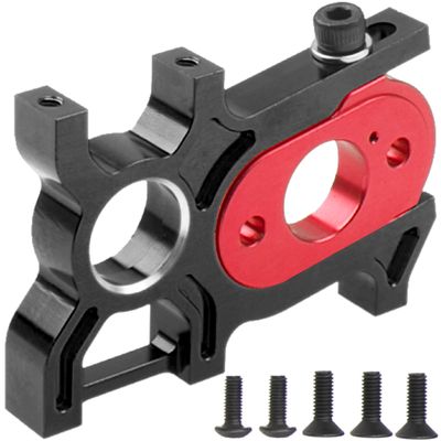 ShareGoo Aluminum Sliding Motor Mount Compatible with 1/8 Arrma Typhon Kraton Outcast Senton Talion Notorious BLX RC Car Upgrades Part,Replace of ARA320468 ARA320469 (Black)