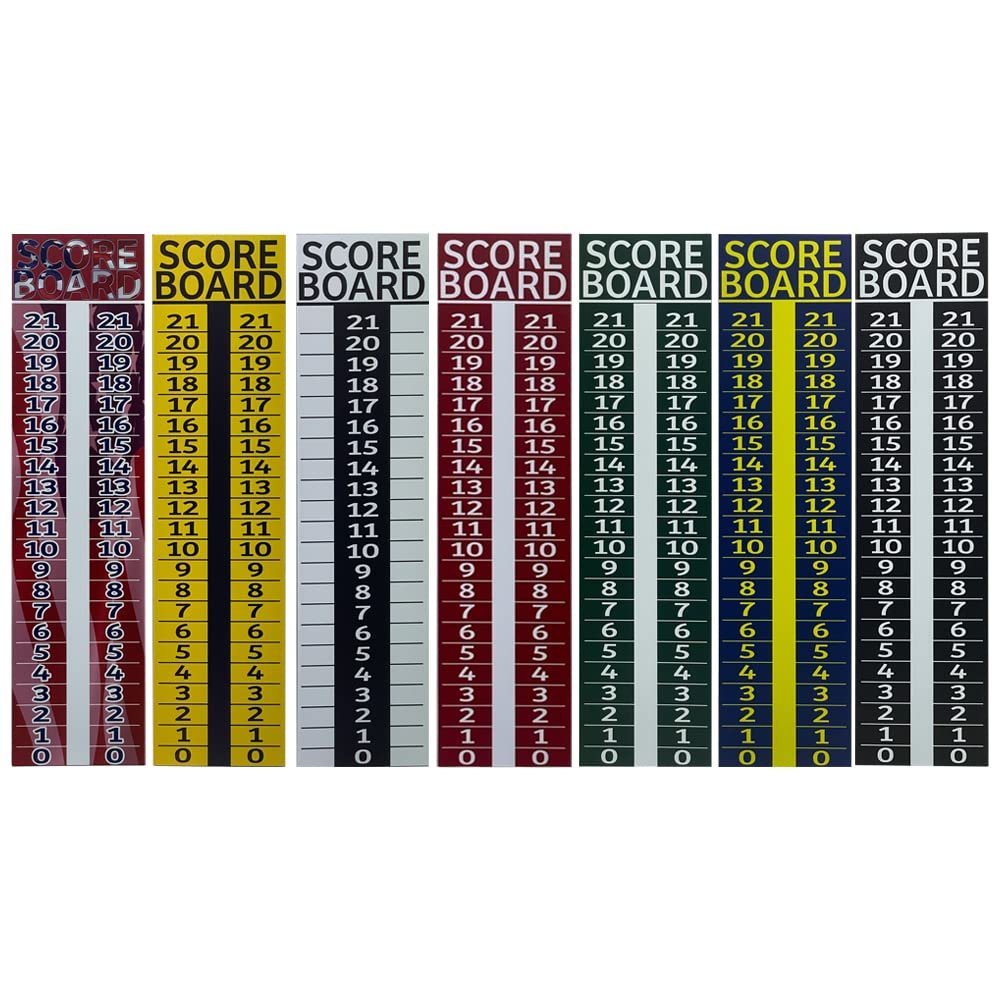 10 pack - Cornhole Scoreboard/Score Keeper Sign/ Horseshoe Score/ Score /Bean Bag Toss (Variety)