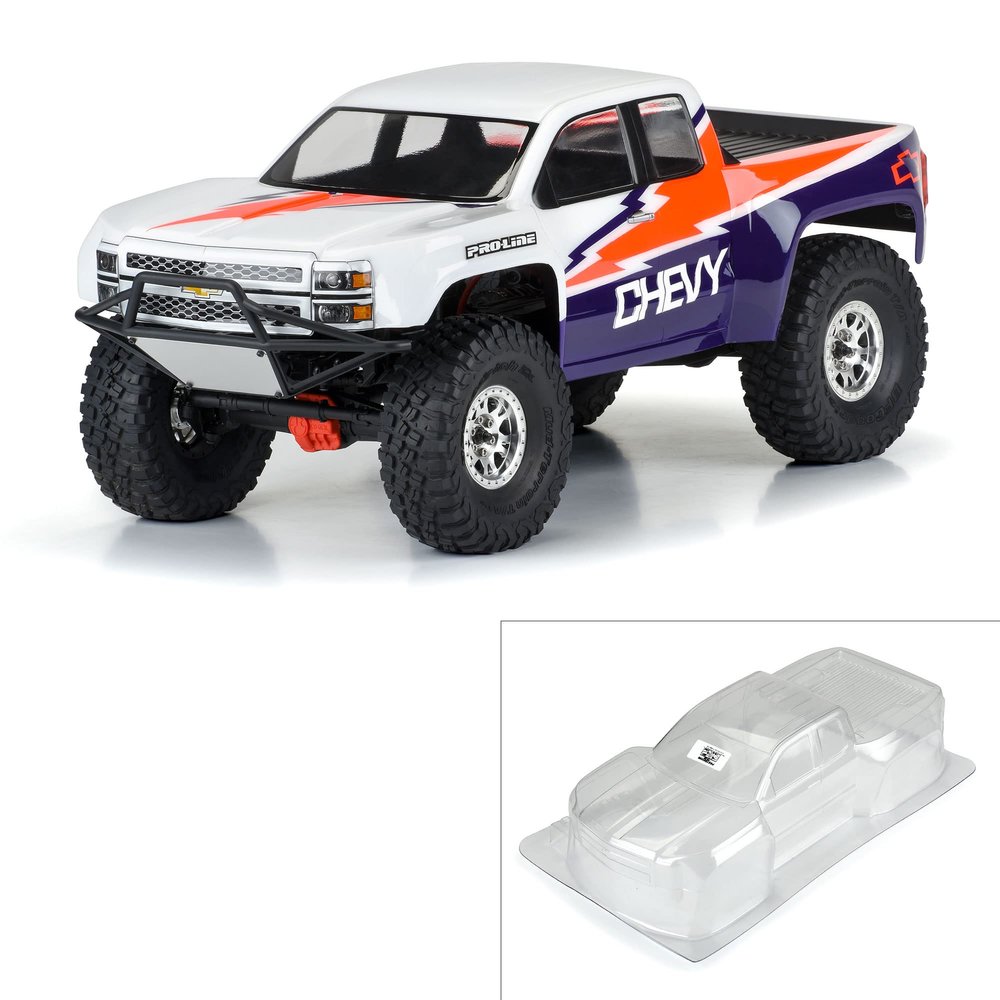 Pro-Line Racing 1/10 2015 Chevy Silverado Pre-RNR Clr Bdy 12.3 WB PRO360100 Car/Truck Bodies Wings & Decals