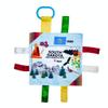 Baby Jack & Co 8x8 Learning Lovey South Dakota State Tag Stroller Toy for Babies - Crinkle Toys for Developing Five Senses - Learn About Capitals - Travel with Baby Jack - BPA Free Clip view 1