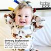 Baby Jack & Co 8x8 Learning Lovey Washington State Tag Stroller Toy for Babies - Crinkle Toys for Developing Five Senses - Learn About Capitals - Travel with Baby Jack - BPA Free Clip view 4
