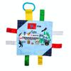 Baby Jack & Co 8x8 Learning Lovey Tennessee State Tag Stroller Toy for Babies - Crinkle Toys for Developing Five Senses - Learn About Capitals - Travel with Baby Jack - BPA Free Clip view 1