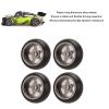 Dilwe RC Drift Tire,4pcs RC Aluminum Alloy Wheel Tires for 1/28 for K969 for K989 for P929 Model car Upgraded Part, Rim Wheel Drift Tire RC Accessory view 3