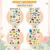 512 Pcs Travel Camping Stickers in 16 Sheets Outdoor Adventure Themed Self Adhesive Decals for Birthday Invitations Envelopes Decorations Party Goodie Gifts Bag Decor Game Class Rewards view 2