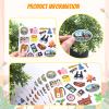 512 Pcs Travel Camping Stickers in 16 Sheets Outdoor Adventure Themed Self Adhesive Decals for Birthday Invitations Envelopes Decorations Party Goodie Gifts Bag Decor Game Class Rewards view 3