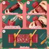 50 Packs Christmas Cracker Kit No Snap Xmas Party Table Favors Snowflake Reindeer DIY Christmas Party Cracker Candy Boxes for Holiday Dinner Decoration Gift (Snowflake) view 4