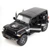BDTCTK Off-Road 7 Door for Wrangler Diecast Toy Car Model, 1/22 Scale Metal Alloy Vehicle for Kids Boys Girls Adults, Doors Open, Light and Sound, Gifts Black view 1