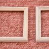COHEALI Mini Picture Frames: 10PCS Dollhouse Wooden Miniature Photo Frames, Unpainted Furniture for 1/12 Dollhouse Fairy Gardens Ornaments view 3
