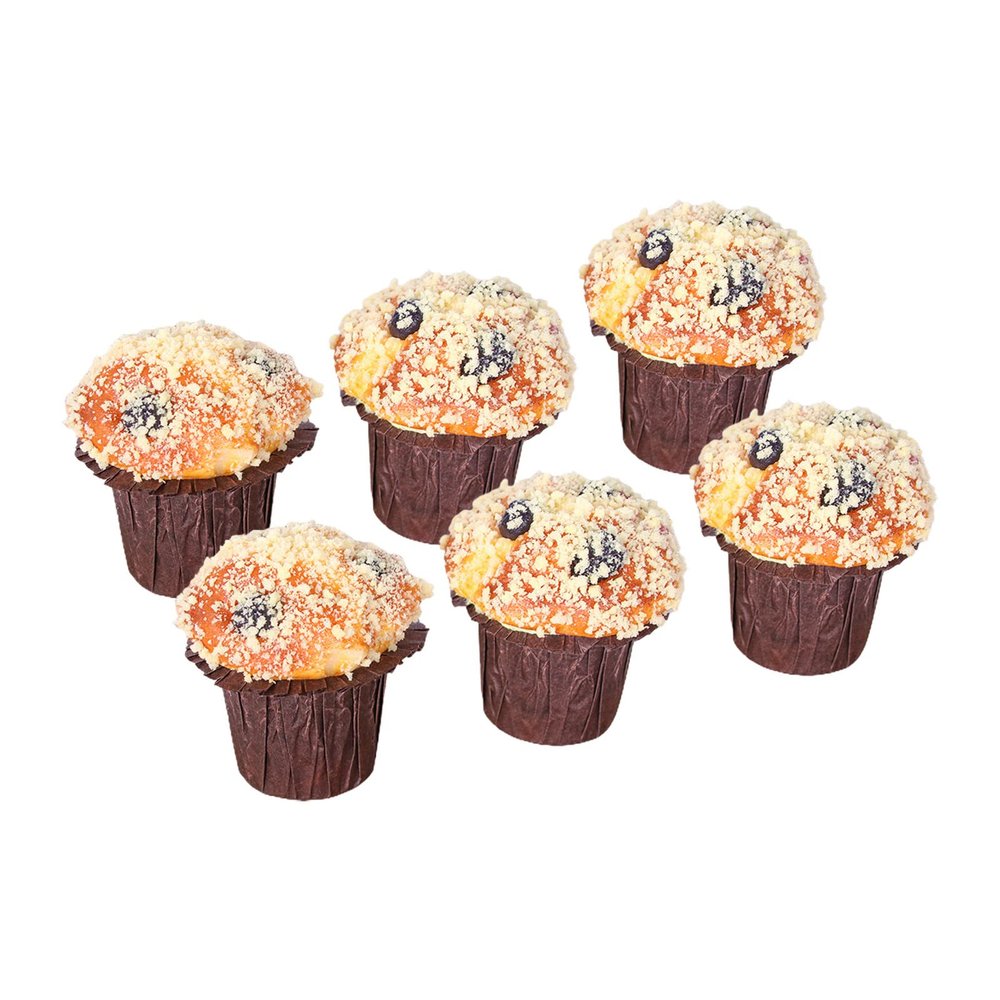 6Pcs Fake Cupcake Model Realistic Cake