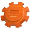 Exqline Dominoes Accessory Set for Mexican Train - Included Wooden Hub Centerpiece, 70-Sheets Scorepad and Metal Train Markers view 2