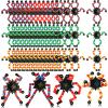 40 Pack Funny Sensory Fidget Toy Transformable Chain Robot Finger Toy DIY Deformation Robot Mechanical Spinners Stress Relief Autistic Gifts for Adult Teen Prize Stuffer Party Favor (Classic) view 1