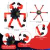 40 Pack Funny Sensory Fidget Toy Transformable Chain Robot Finger Toy DIY Deformation Robot Mechanical Spinners Stress Relief Autistic Gifts for Adult Teen Prize Stuffer Party Favor (Classic) view 2