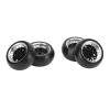 Dilwe 4pcs RC Drift Tires, RC Drift Wheels RC Vehicle Wheels Sets, Aluminum Alloy Drift Car Tyre for 1/28 RC Car RC Accessories(Black) view 1