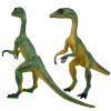Higherbros Cute Dinosaur Toys 2PCS Jurassic Compsognathus Dino Toys for Kids Dinosaur Action Figures Great for Cake Topper and Birthday Gift for Teddler view 4