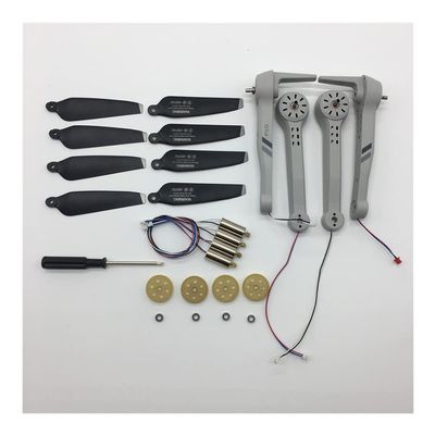 Drone Accessories for 4DRC New RC Drone F10 GPS FPV Quadcopter Accessories Arm with Motor Engine Gear Parts Replaceable (Color : White)