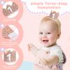 1st Birthday Crown, Girl and Boy First Birthday Gifts, Unique Baby Hat with Pink and Gold Crowns view 4