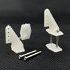 AONTOKY 12 Sets Nylon Control Horns T Style L18W13H25mm 4 Holes for RC Airplane KT Model Plane DIY Parts Accessories with M2x20mm Screw view 3