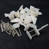 AONTOKY 12 Sets Nylon Control Horns T Style L18W13H25mm 4 Holes for RC Airplane KT Model Plane DIY Parts Accessories with M2x20mm Screw view 4