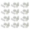 12Sets Nylon Control Horns L11W11H20mm 4 Holes Positions for RC Plane Airplane Scale Model DIY Parts Accessories with M2x20mm Screw view 1